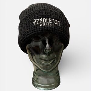 Pendleton Whisky Black Knit Beanie Grey White